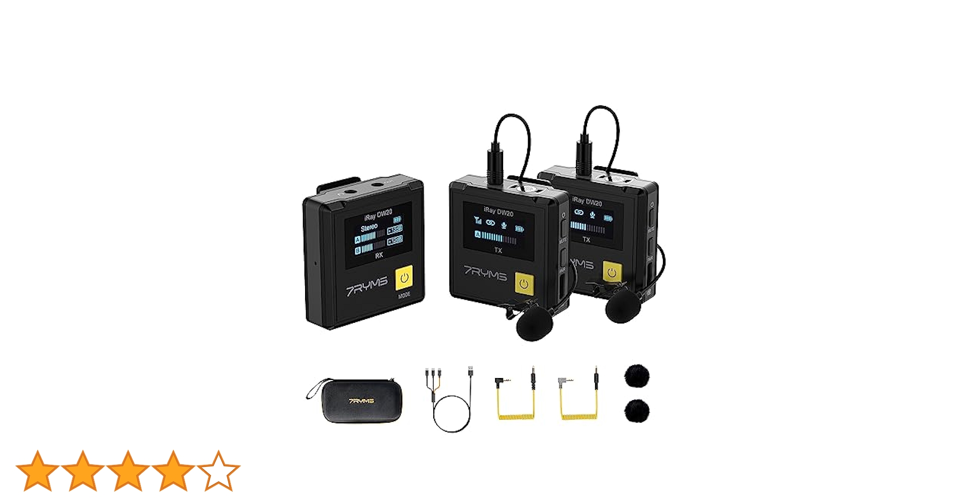 iRay DW20 ワイヤレスピンマイク 新品未使用 iRay DW20 ワイヤレスピンマイク 新品未使用 Amazon.com: 7RYMS